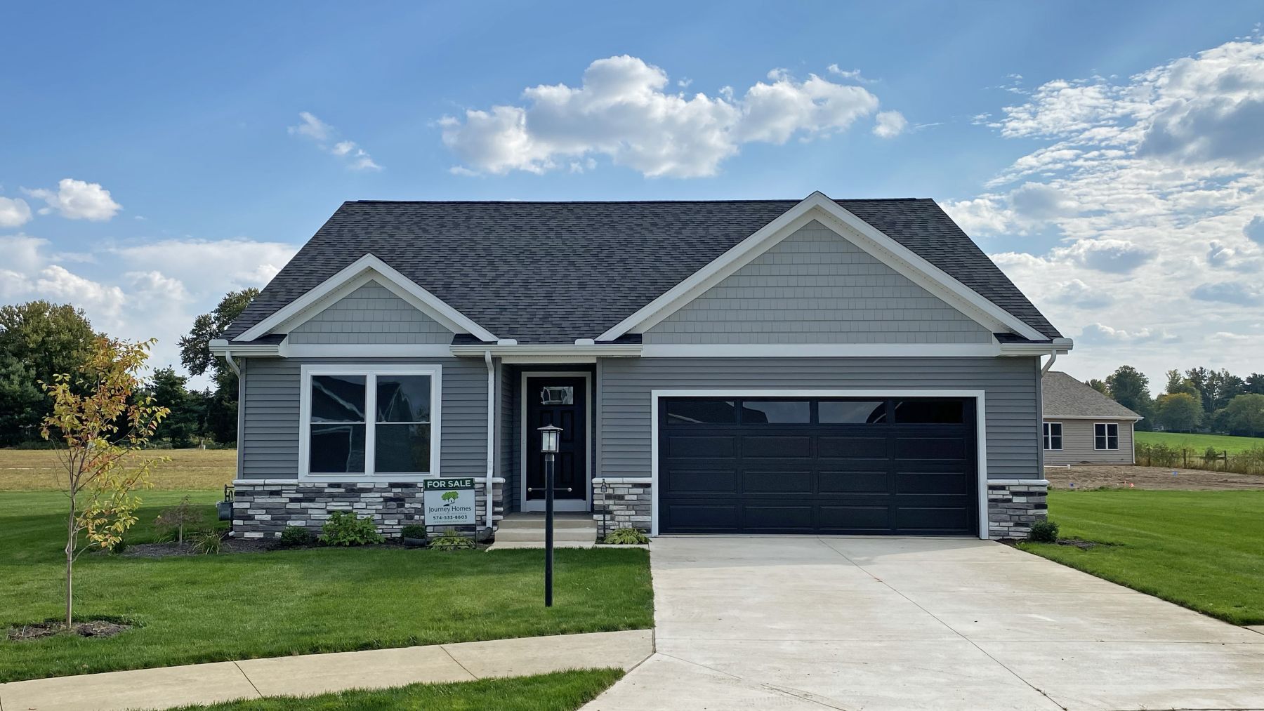 New construction 1,432 square foot home available for sale in New Paris, IN