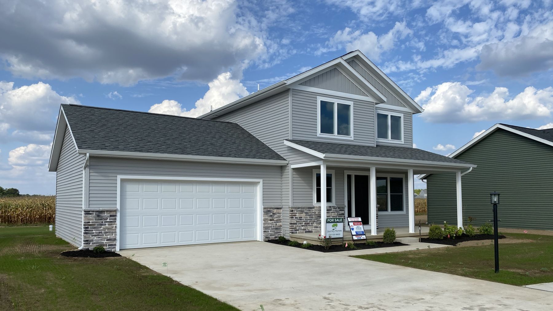 New construction 1,784 square foot home available for sale in New Paris, IN