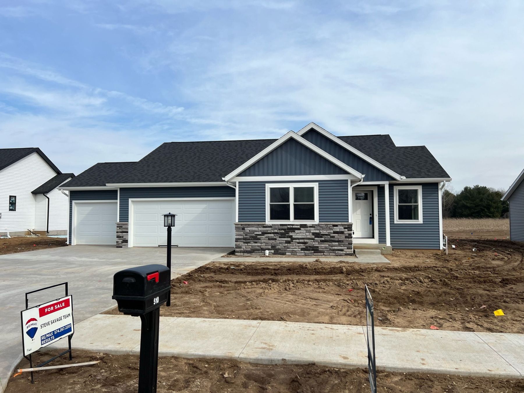 New construction 1,323 square foot home available for sale in Milford, IN
