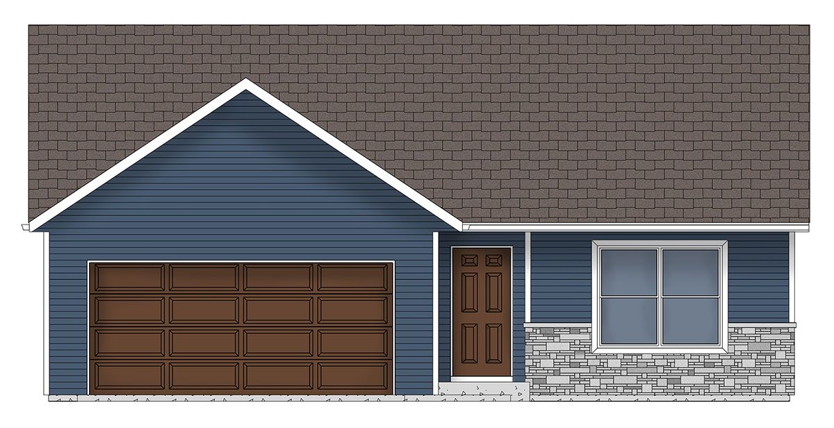 New construction 1,228 square foot home available for sale in New Paris, IN