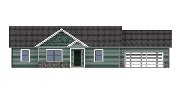 Saratoga new home in Indiana